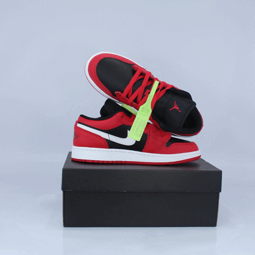 Air Jordan 1 - Low 'Black Very Berry' GS 553560-061 – UK6-000081