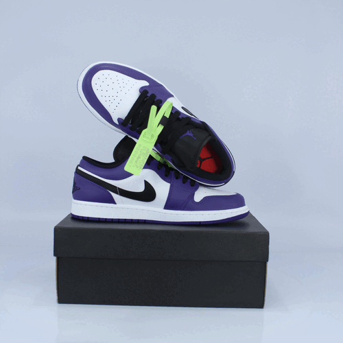 Air Jordan 1 - Low 'Court Purple White' 553558-500