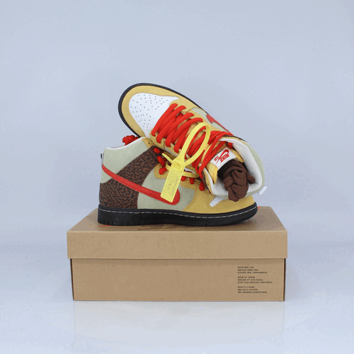 Color Skates x Dunk High 'Kebab and Destroy' CZ2205-700 – UK5.5-001456