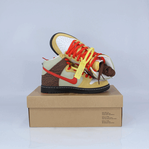 Color Skates x Dunk High 'Kebab and Destroy' CZ2205-700 – UK6-001457