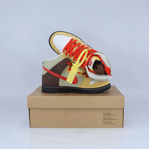 Color Skates x Dunk High 'Kebab and Destroy' CZ2205-700 – UK6-001462