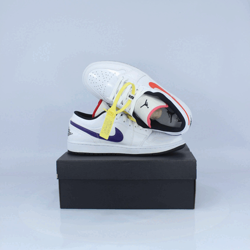Air Jordan 1 - Low ‘Multi Color Swoosh' CW7009-100
