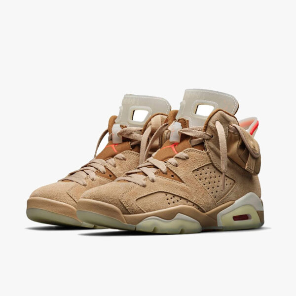 Air Jordan 6 x Travis Scott Retro 'British Khaki' DH0690-200 - Kick Ass ...